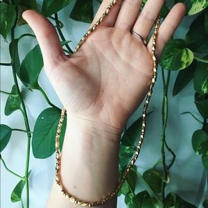 Unique Vintage Napier Gold Chain Necklace